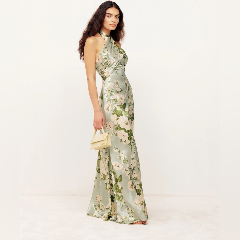 Reformation Veria Silk Dress